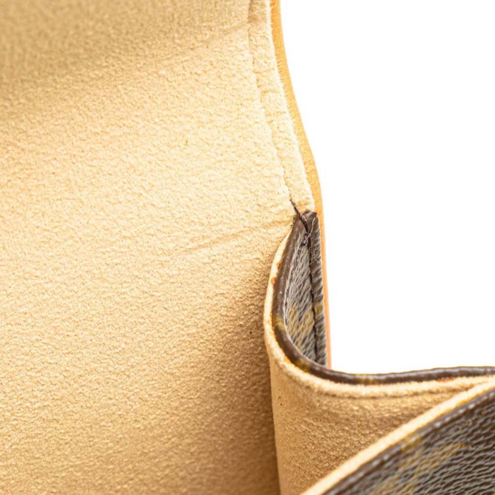 LOUIS VUITTON Authentic Brown Monogram Leather Fanny Pack - Picture 6 of 10